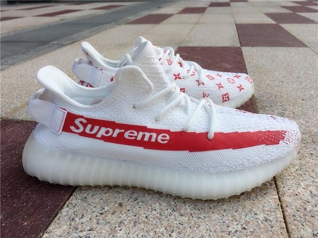 Yeezy Boost 350 V2 x Supreme White Adidas Yeezy Boost
